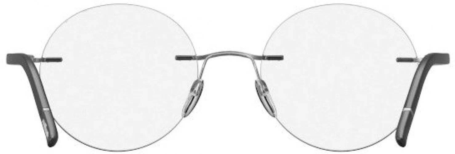 Silhouette The Wave Color Groove Demo Rimless 5567 Eyeglasses - view 90